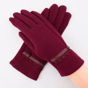 Autumn/Winter Gloves For Women Touch Screen Enable