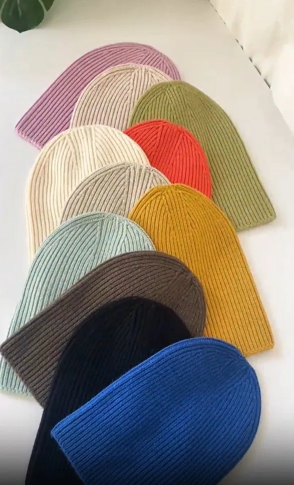 CashWool Fold-over Beanie & matching scarf