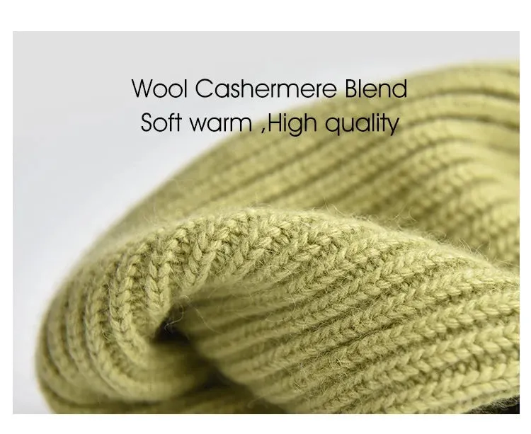 CashWool Fold-over Beanie & matching scarf