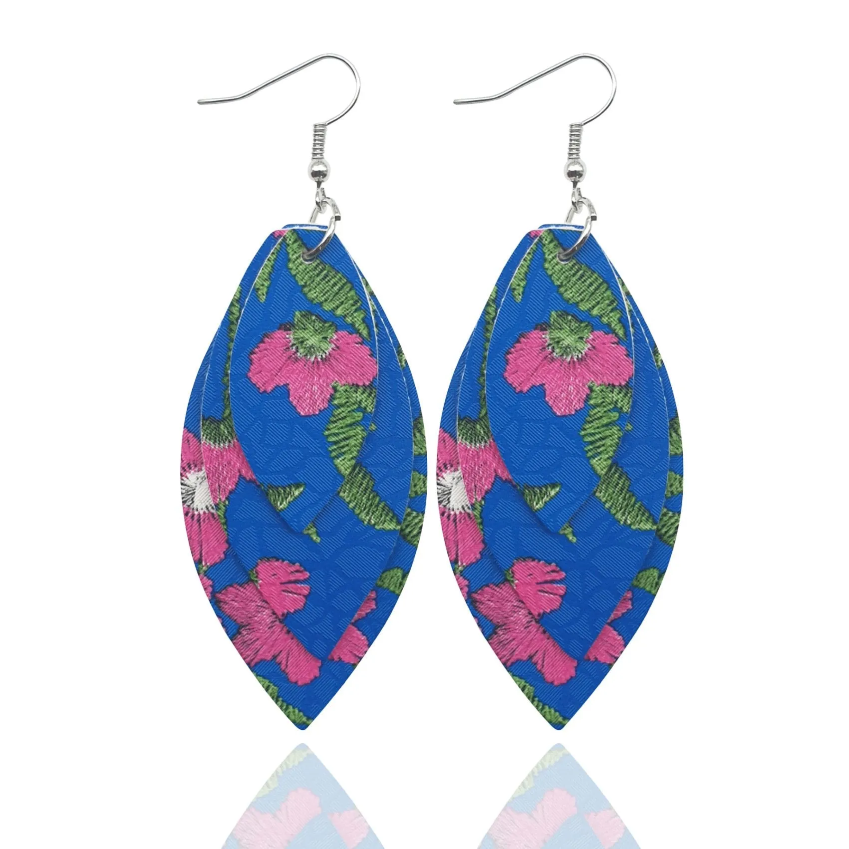 Casual Style Leather Earrings