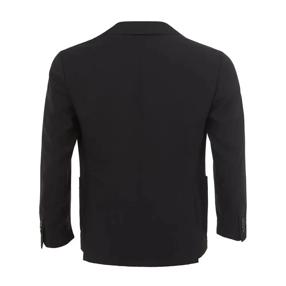 Elegant Cashmere Black Jacket