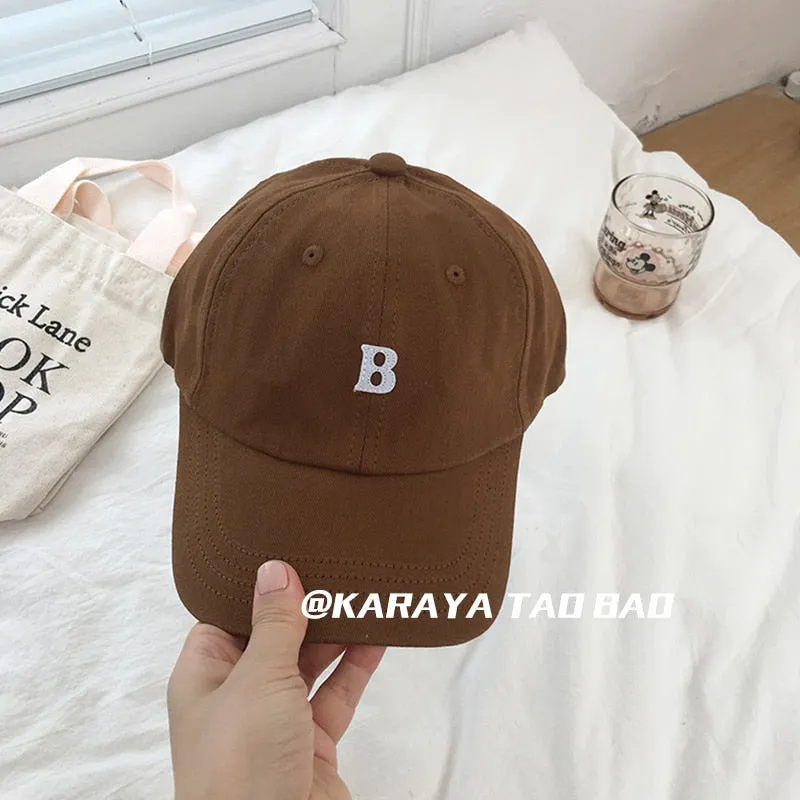 Korea Fashion Beige All-match Baseball Cap