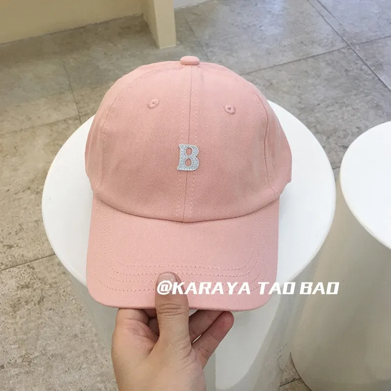 Korea Fashion Beige All-match Baseball Cap