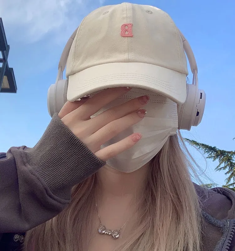 Korea Fashion Beige All-match Baseball Cap