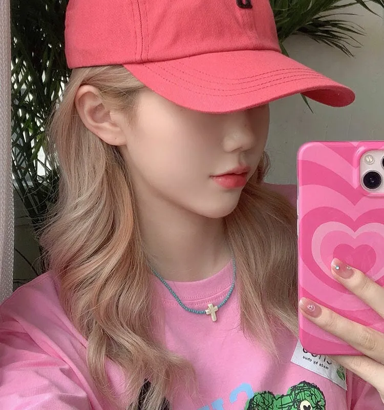 Korea Fashion Beige All-match Baseball Cap