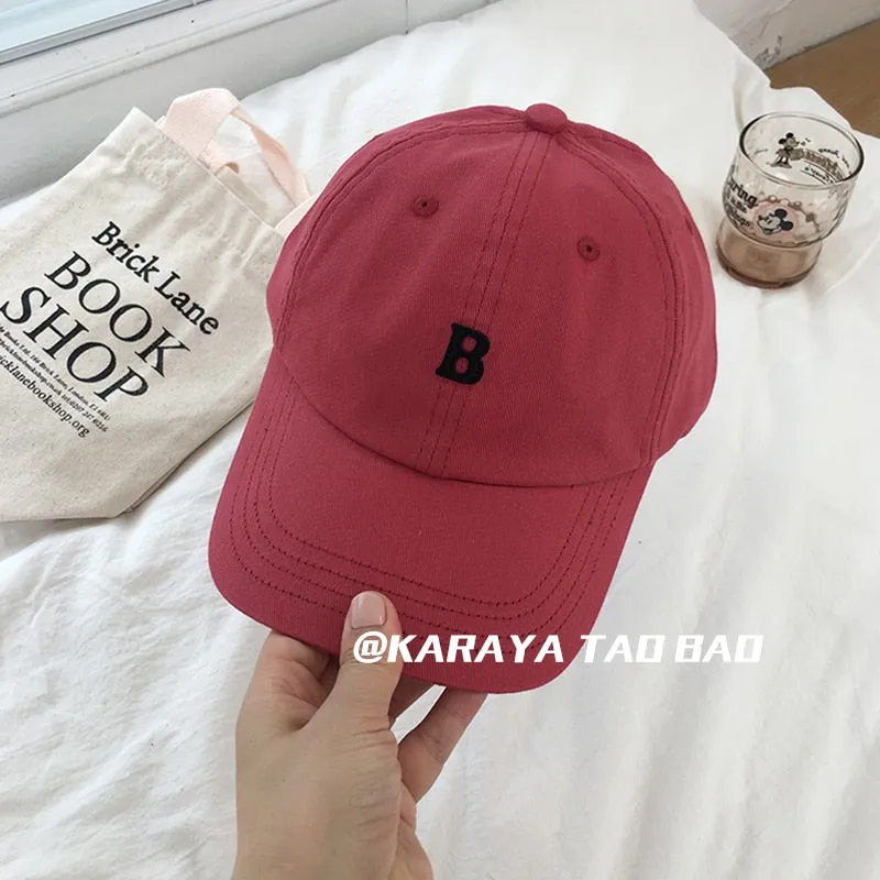 Korea Fashion Beige All-match Baseball Cap