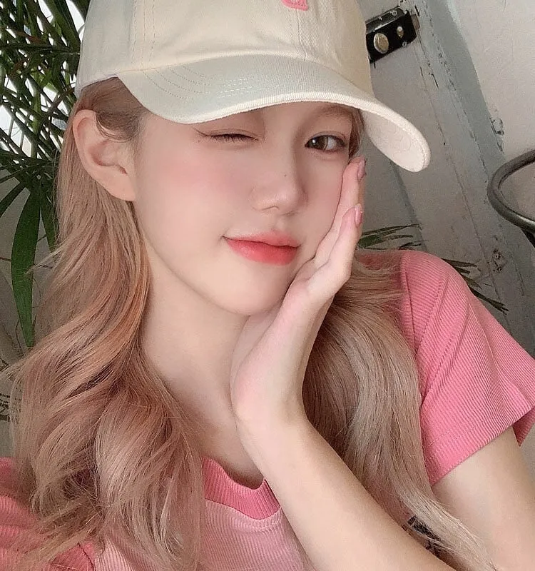 Korea Fashion Beige All-match Baseball Cap