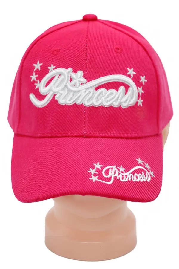 Princess Logo Embroidered Baseball Cap