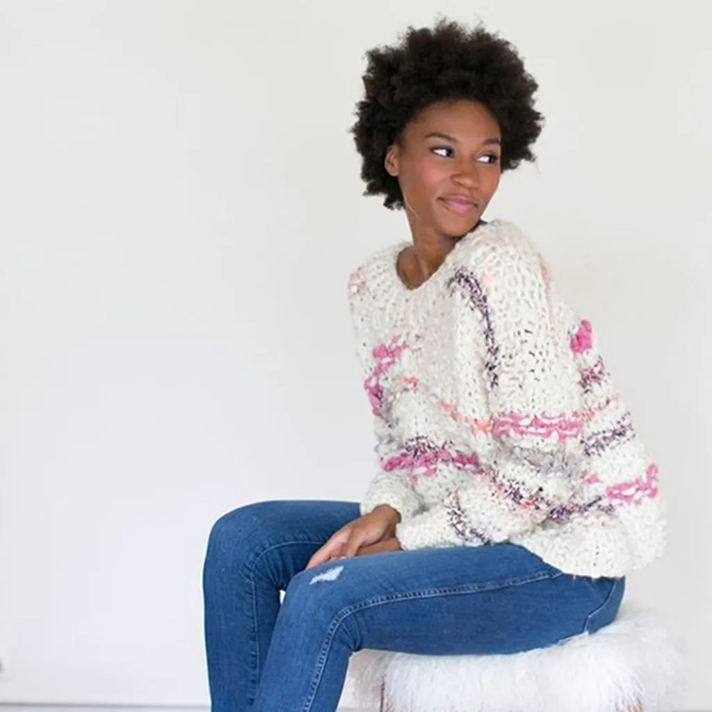 Sunwoven Sweater Kit by Knit Collage