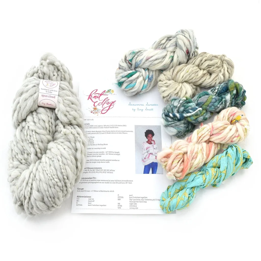 Sunwoven Sweater Kit by Knit Collage