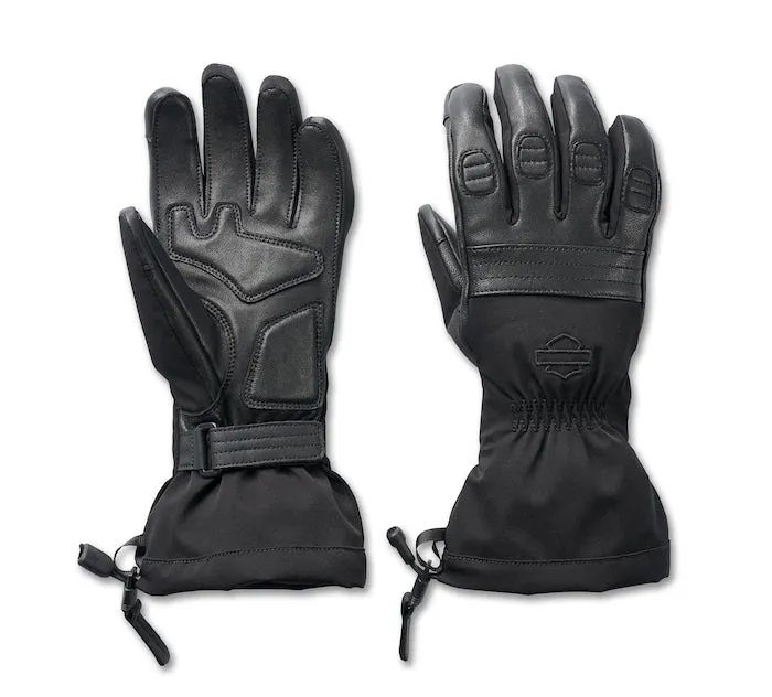 Women's Optimal Mixed Media Gauntlet Gloves