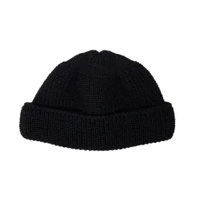Wool Deck Hat, Black