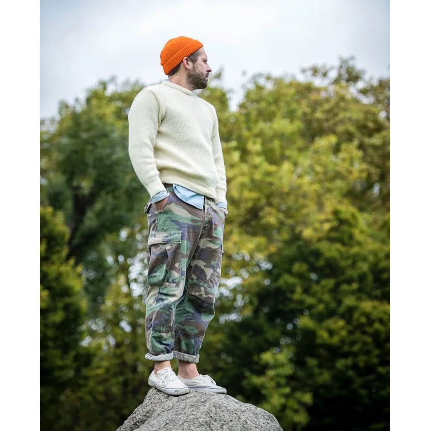 Wool Deck Hat, Yellow